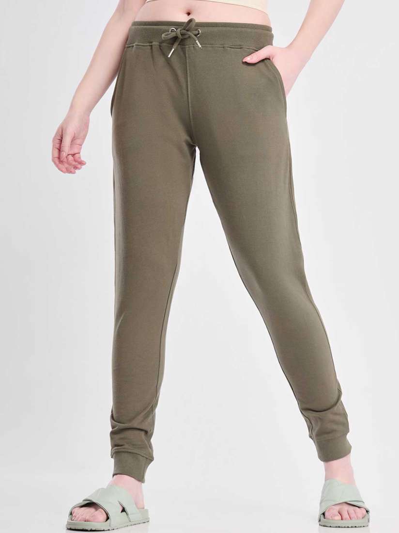 Buy NOBERO Women Regular Fit Cotton Joggers Trousers for Women 23316890 Myntra