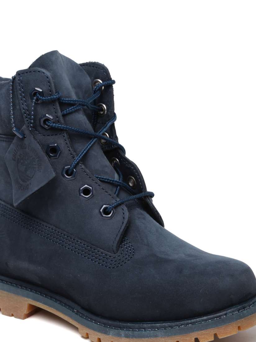 Ladies navy timberland boots on sale