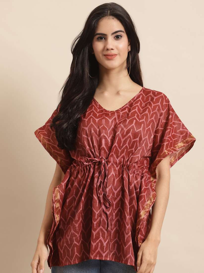 Kaftan tops myntra on sale