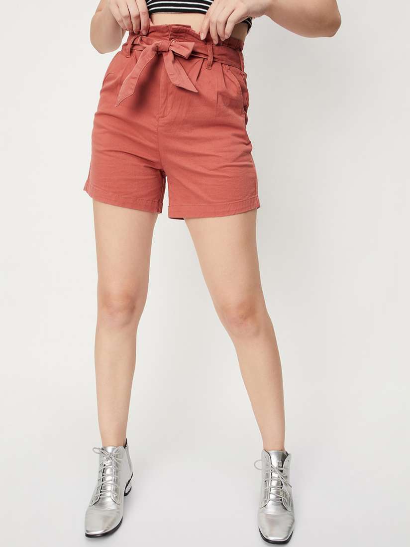 Myntra shorts for ladies clearance