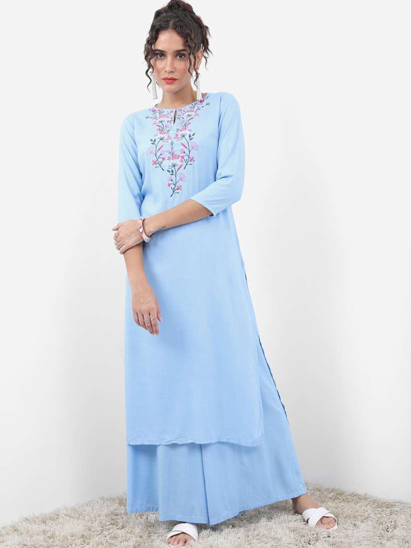 Vishudh kurta palazzo sets myntra hot sale
