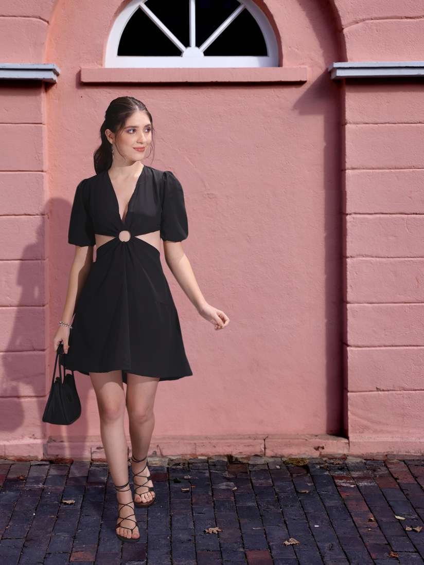 Dresses that flare out at the waist store