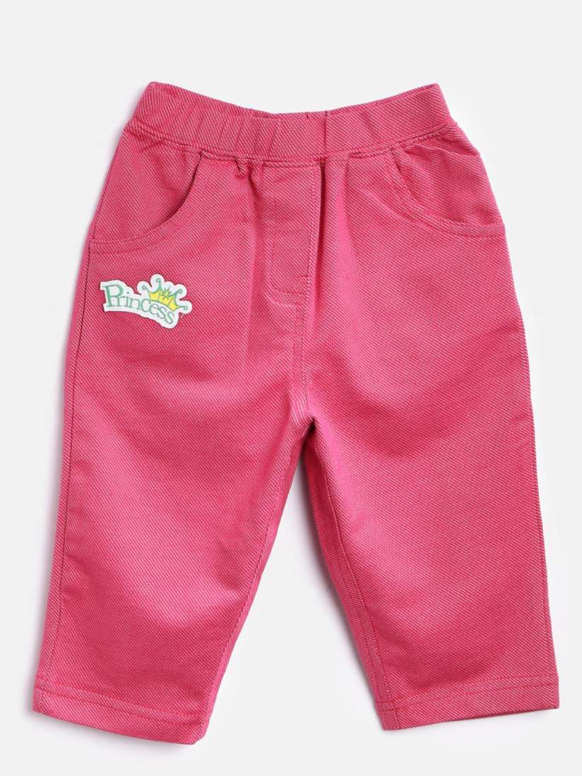 Girls pink jeggings hotsell