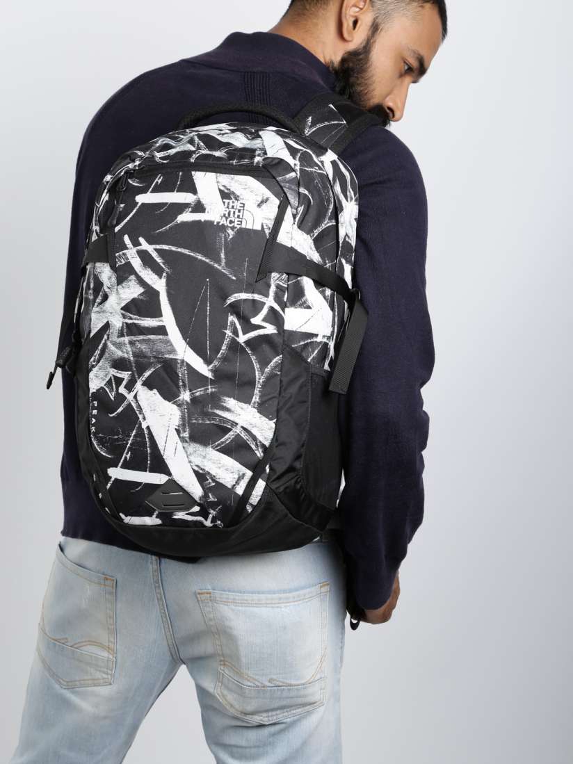 Buy The North Face Unisex Black Off White Printed Backpack Backpacks for Unisex 2334338 Myntra
