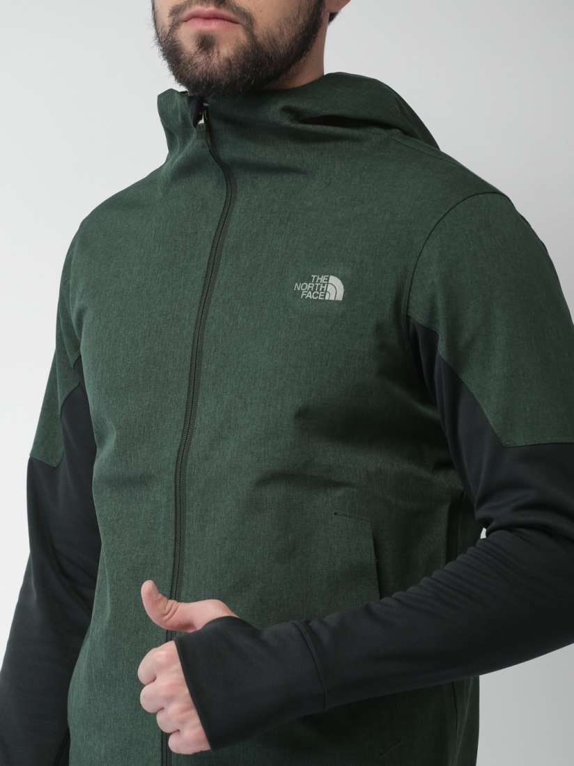 Buy The North Face Green Hooded Asian Relaxed Fit Bomber M Kilowatt Jacket AP Jackets for Men 2334347 Myntra