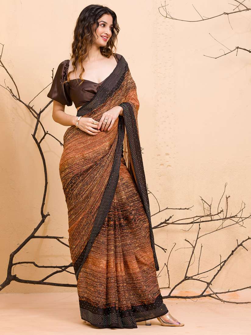 Buy Koskii Embellished Beads and Stones Designer Saree Sarees for Women 23350426 Myntra