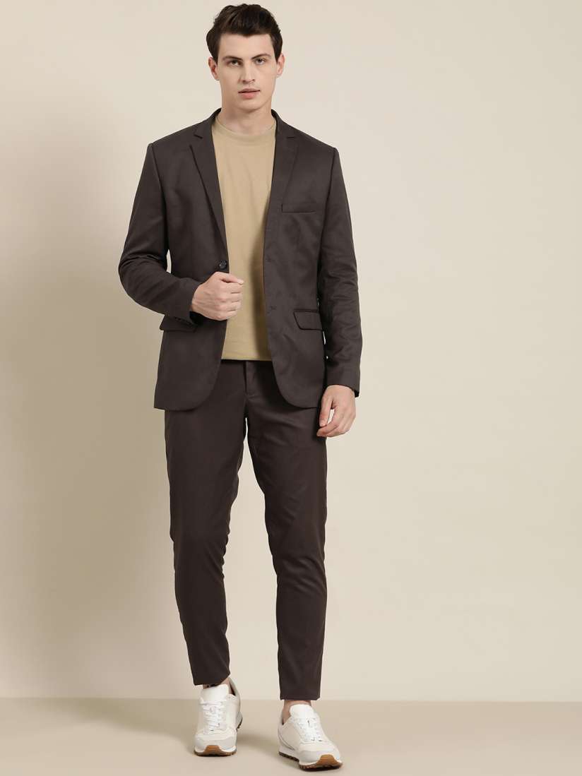 Buy INVICTUS Men Slim Fit Single Breasted 2 Piece Casual Suit Suits for Men 23358644 Myntra
