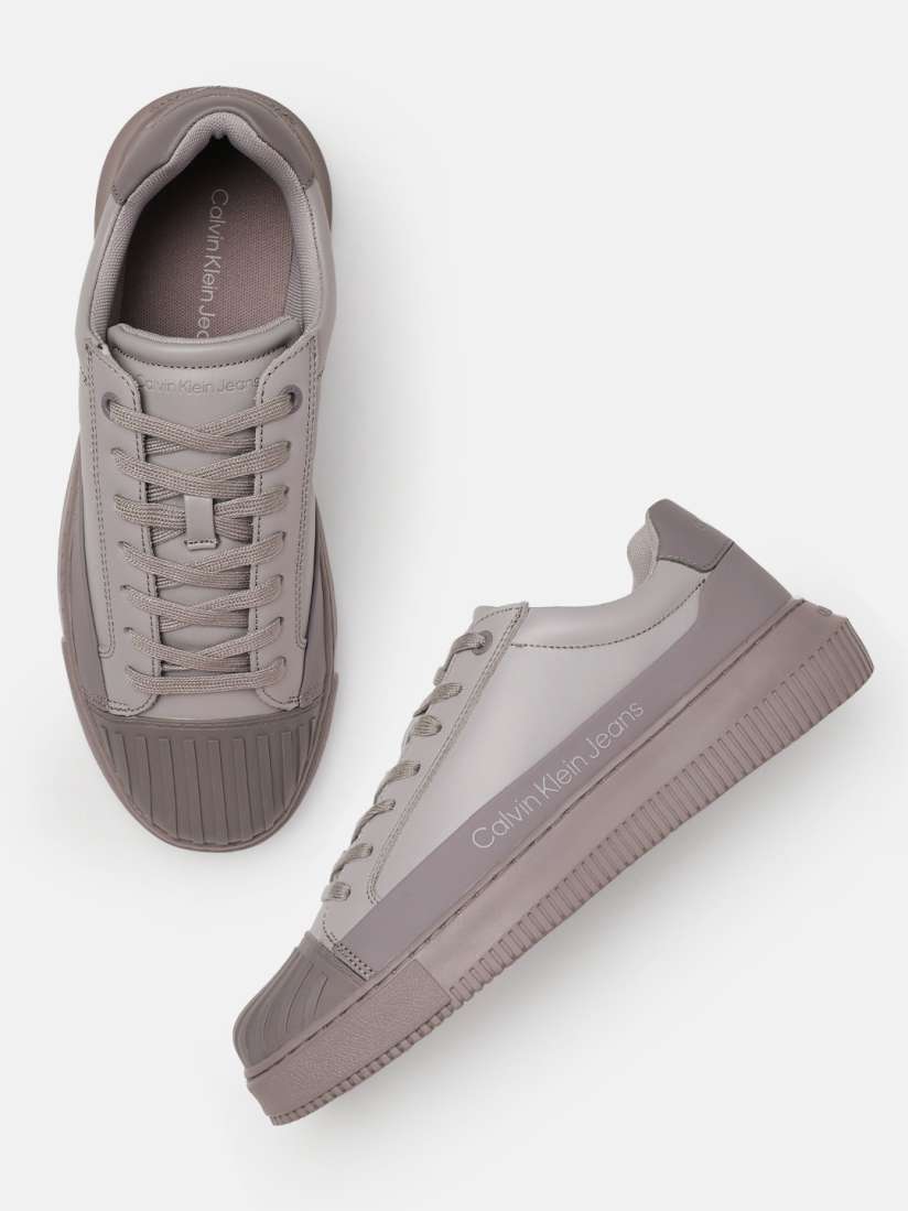 Calvin klein grey sneakers best sale