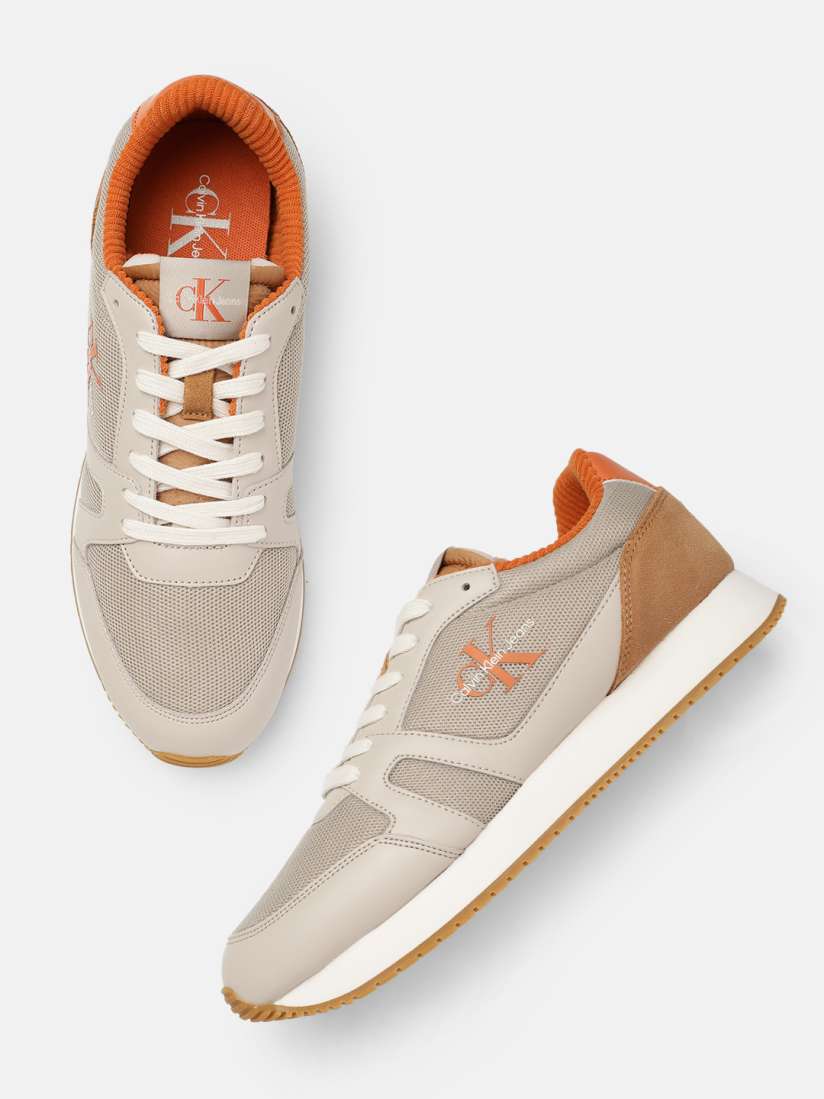 Buy Calvin Klein Men Textured Regular Sneakers Casual Shoes for Men 23362538 Myntra