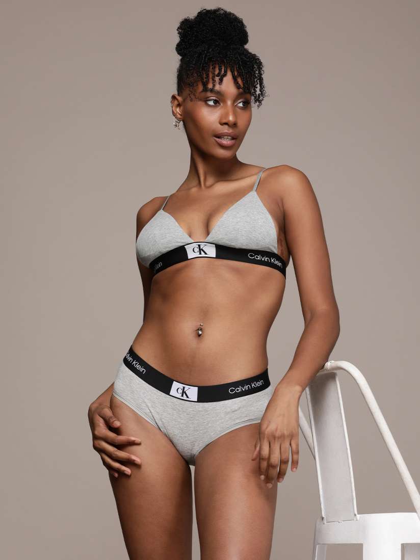 Buy Calvin Klein Underwear Medium Coverage Underwired Lightly Padded Plunge Bra QF7217ADP7A Bra for Women 23365064 Myntra
