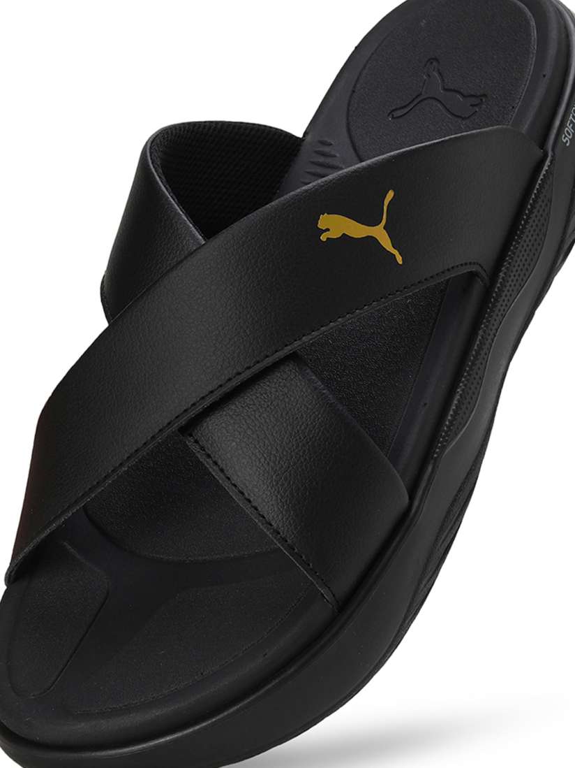 Puma leather chappal new arrivals