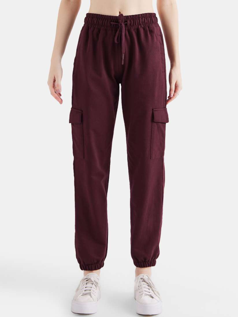 Buy The Souled Store Women Mid Rise Cargos Casual Joggers Track Pants for Women 23372630 Myntra