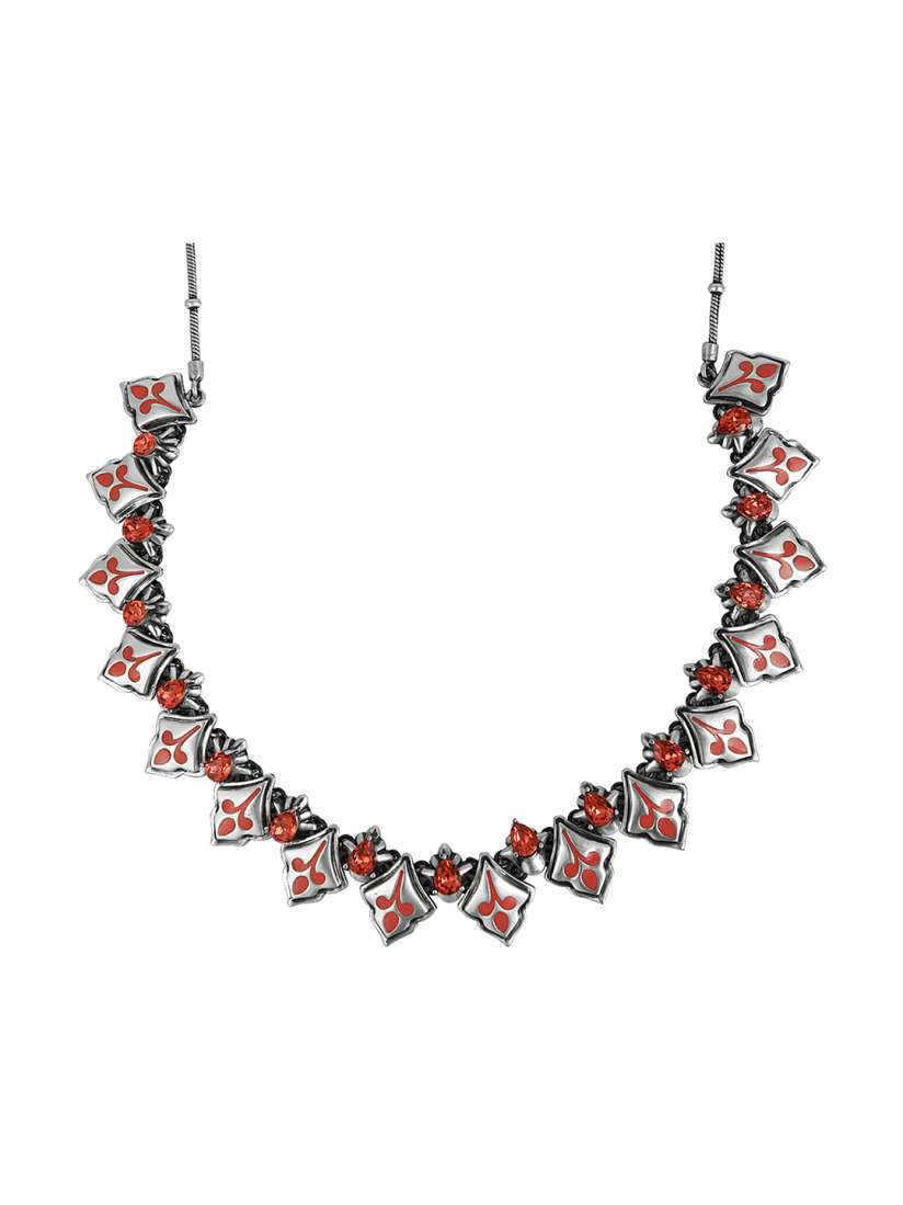 Buy CONFLUENCE Crystals from SWAROVSKI Amrapali Mughal Garden Necklace Necklace and Chains for Women 2337310 Myntra