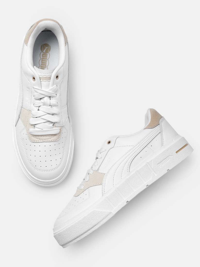 Buy Puma Women Cali Court Match Perforations Leather Chunky Sneakers Casual Shoes for Women 23376912 Myntra