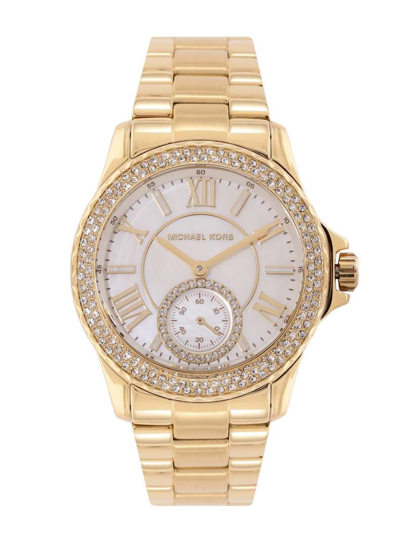 Buy Michael Kors Women Embellished Everest Bracelet Style Analogue Watch MK7363 Gold Watches for Women 23377154 Myntra