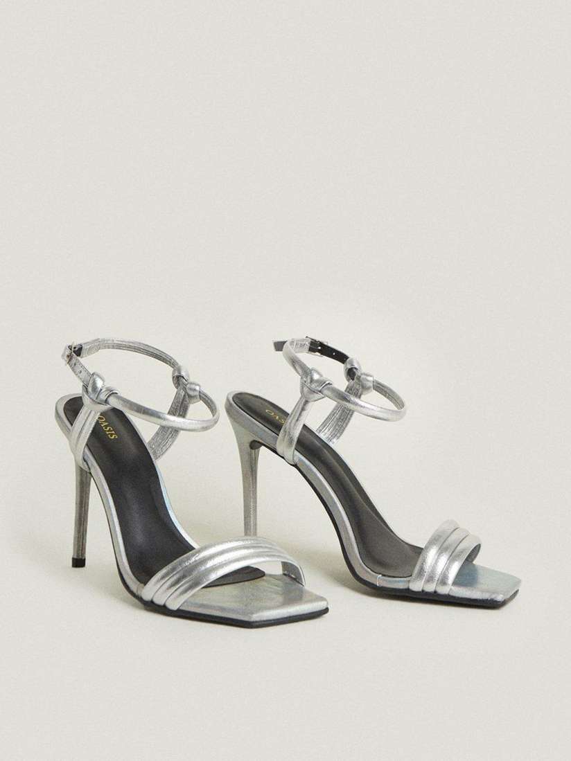 Oasis silver sandals hotsell