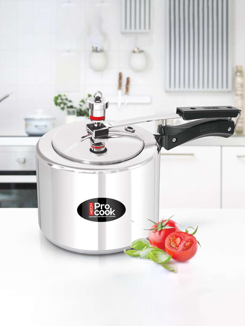 Buy Milton Pro Cook Aluminium Induction Pressure Cooker With Inner Lid 3 L Pressure Cooker for Unisex 23384636 Myntra