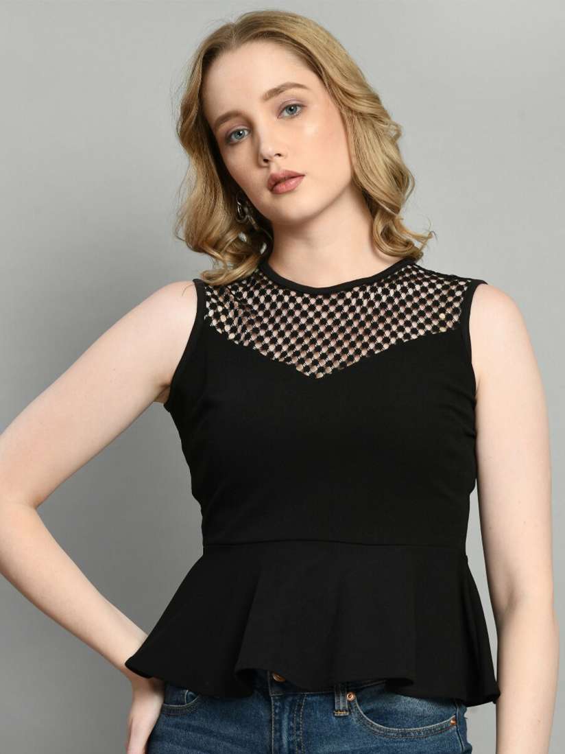 Peplum tops myntra hotsell