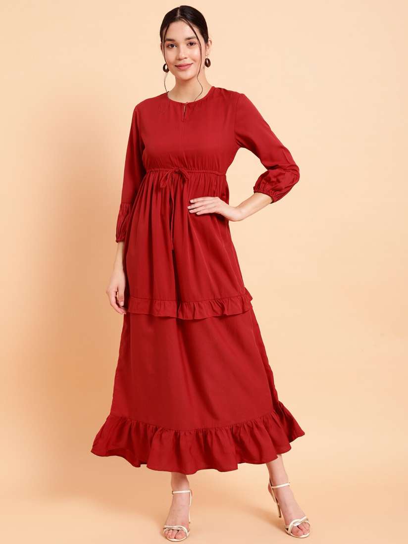 Maxi dresses online myntra 2025