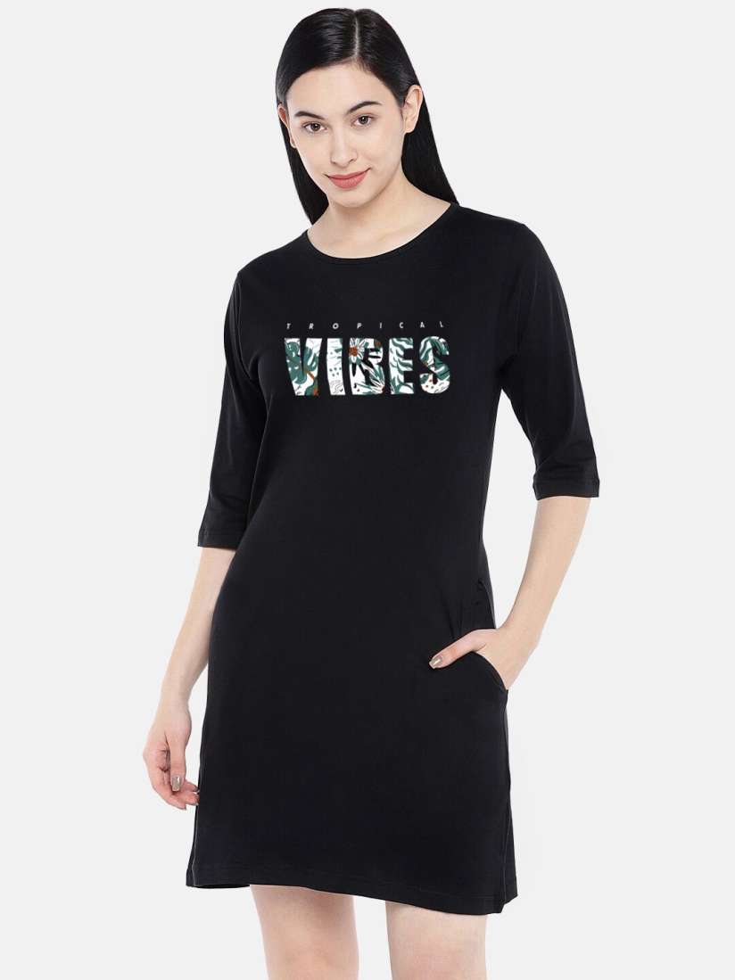 T shirt dresses myntra hotsell