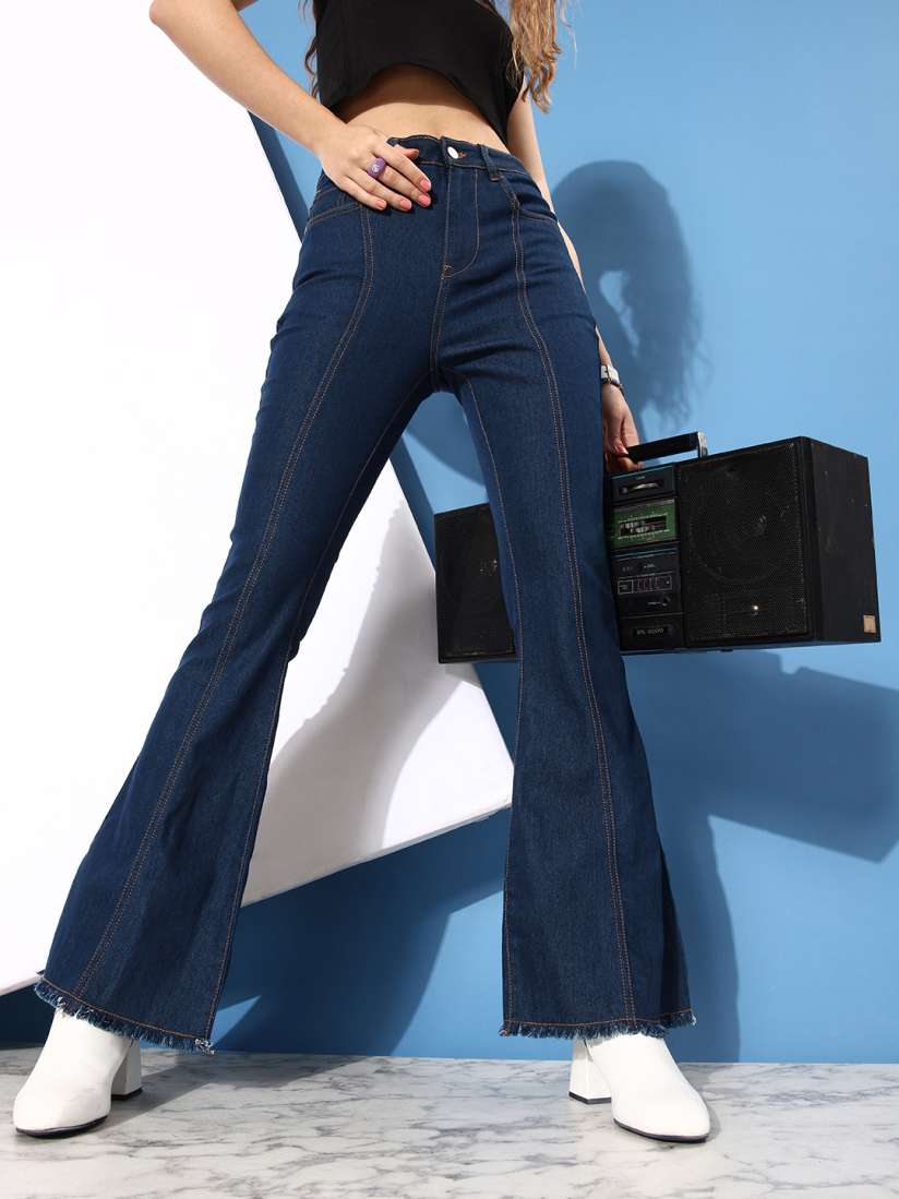 Ladies jeans on myntra top