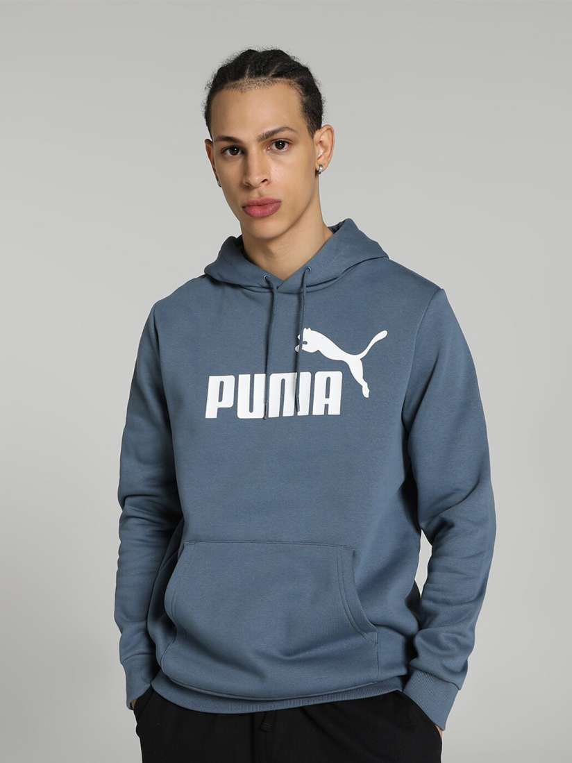 Buy Puma Men ESS Big Logo Cotton Hooded Sweatshirt Sweatshirts for Men 23413100 Myntra