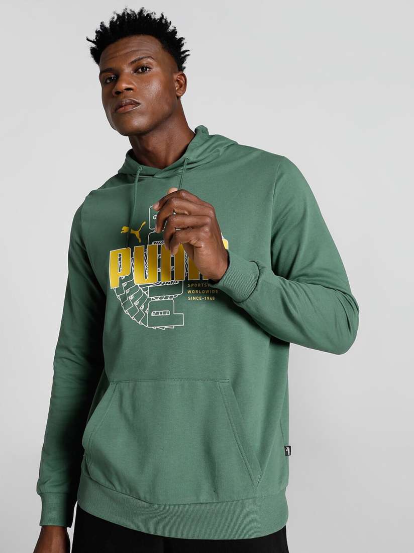Buy Puma Men Ring Graphic Cotton Hooded Sweatshirt Sweatshirts for Men 23413134 Myntra
