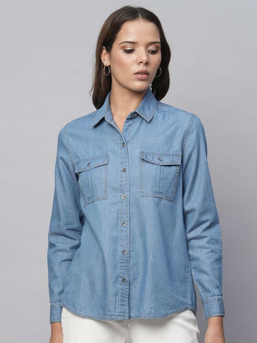 Jeans shirt myntra cheap
