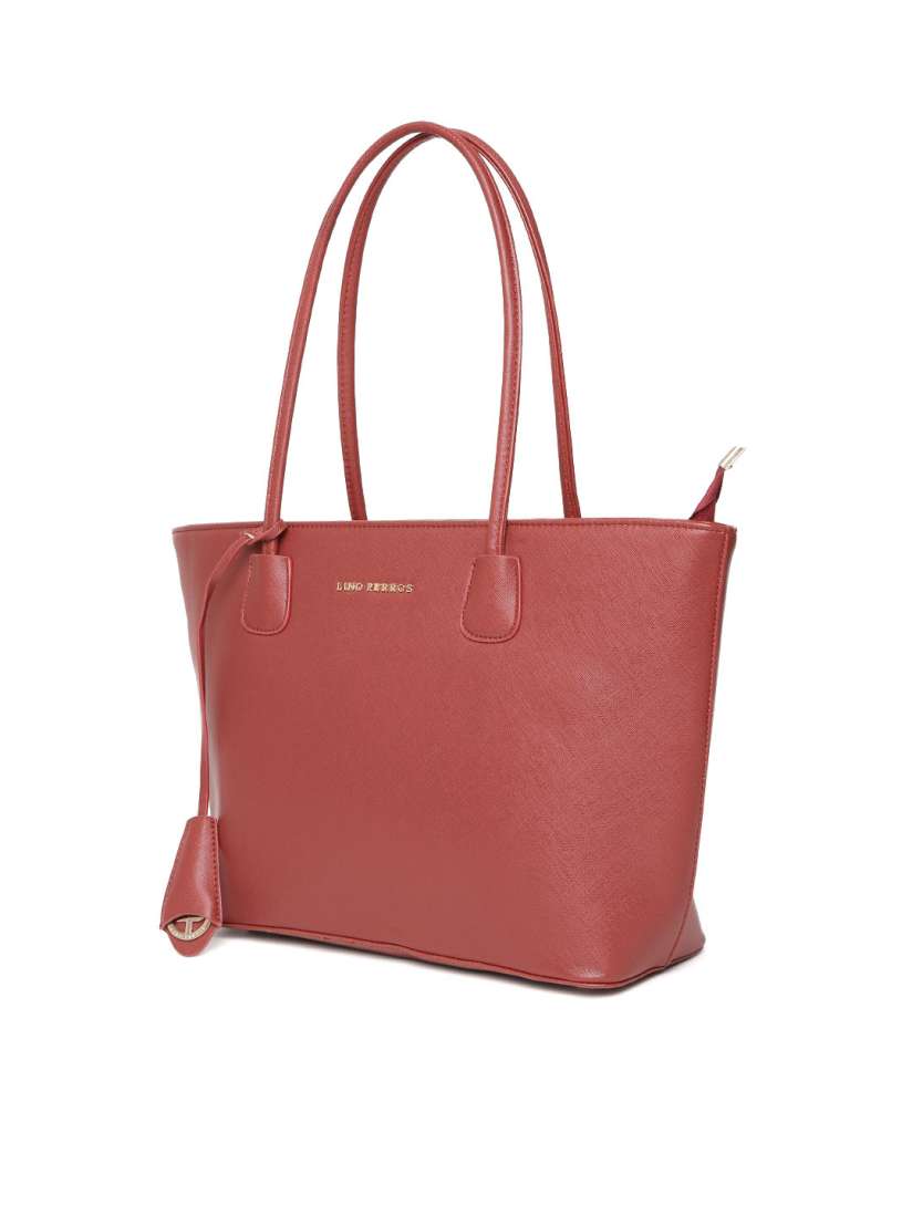 Buy Lino Perros Red Solid Shoulder Bag Handbags for Women 2342997 Myntra