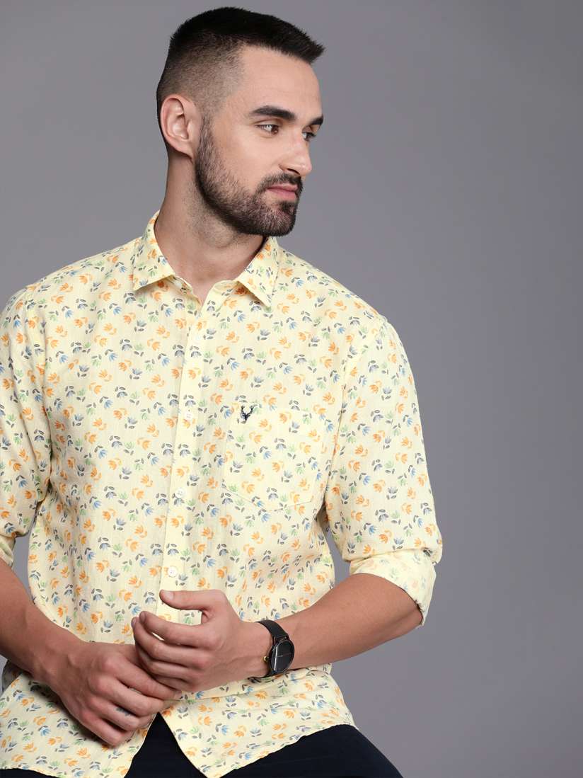 Allen solly linen shirt store
