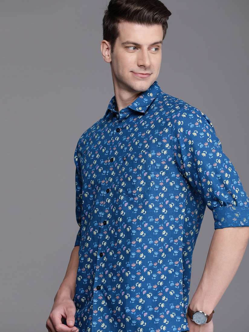 Allen solly linen shirts online best sale