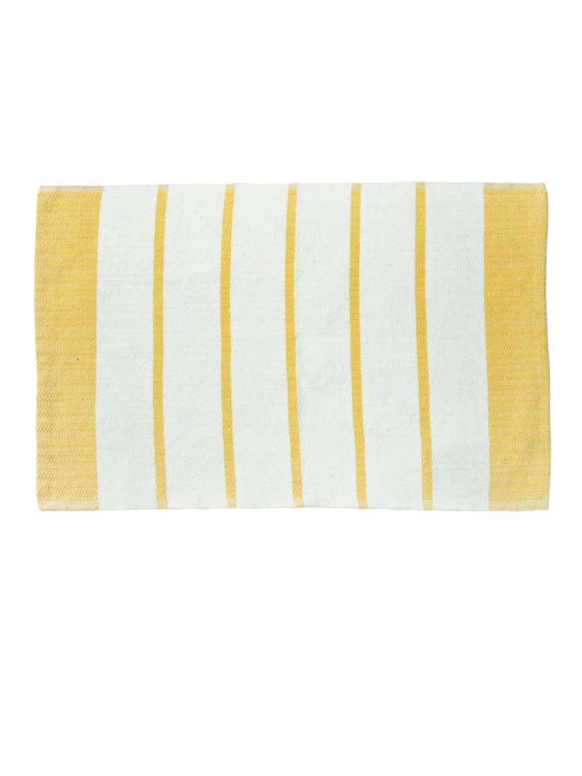 Buy Fabindia Yellow White 2 Pieces Striped Pure Cotton Towel Set Hand Towels for Unisex 23433126 Myntra