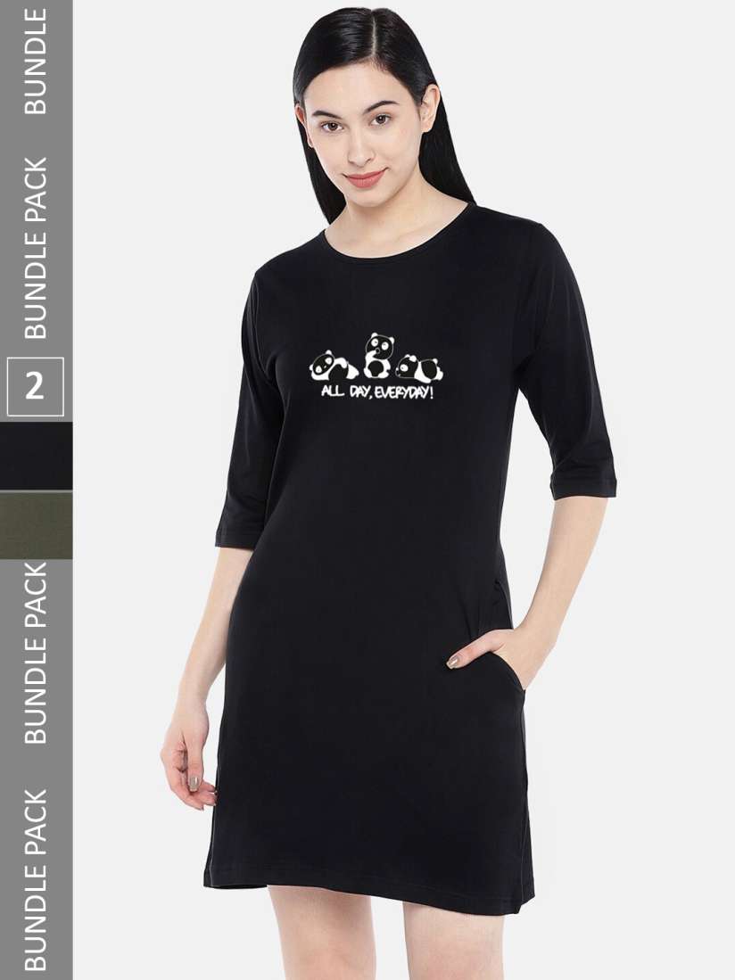 T shirt dresses myntra deals
