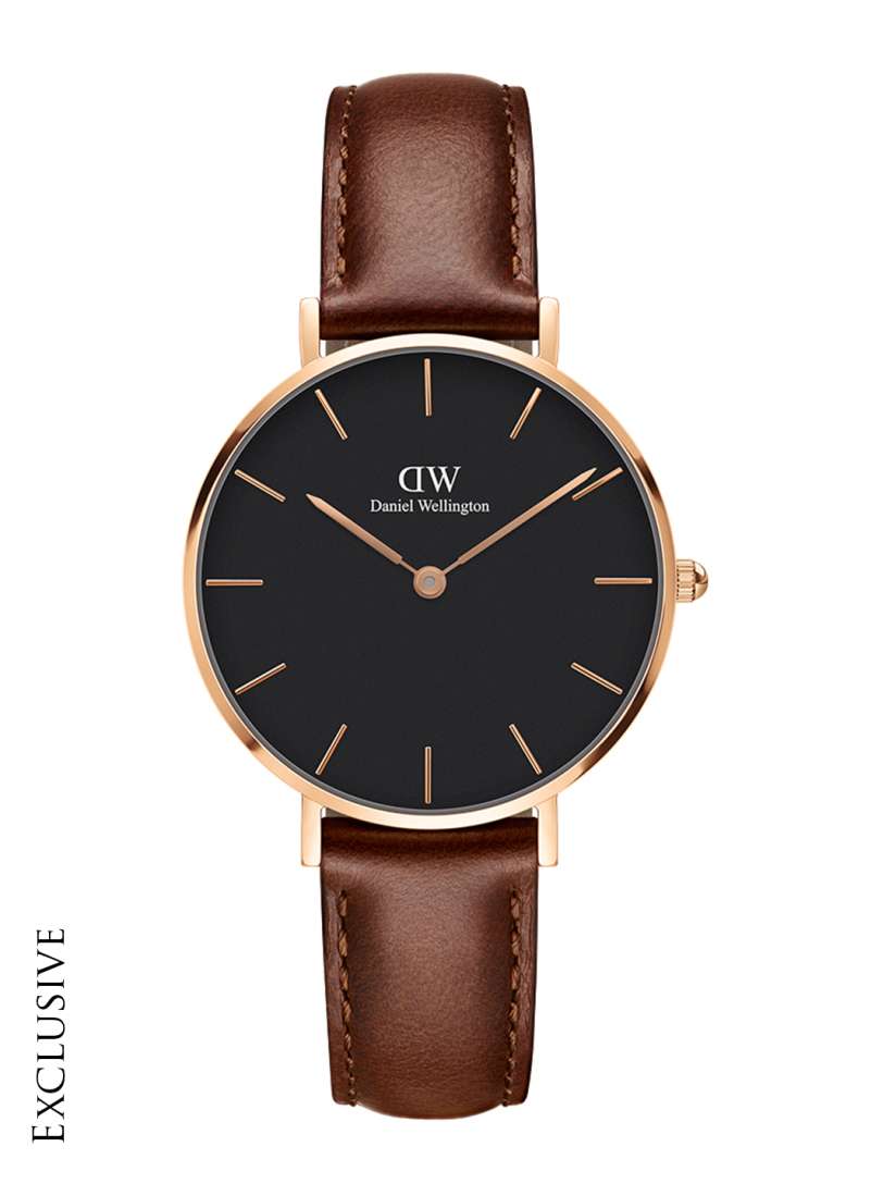 All black daniel wellington watch discount