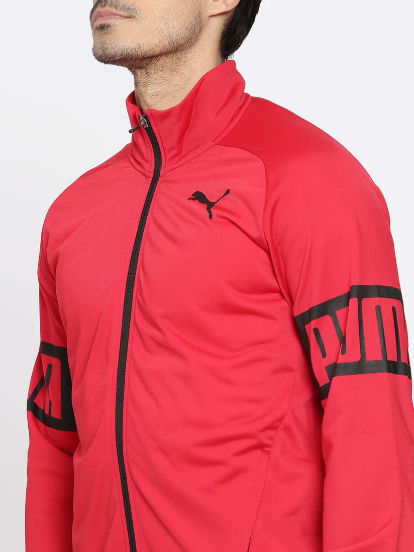 Buy Puma Men Red Black Rebel Tricot Tracksuit Tracksuits for