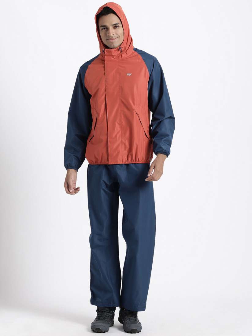 Buy Wildcraft ColourBlocked Hypadry Technology Waterproof Rain Suit Rain Suit for Men 23448212 Myntra