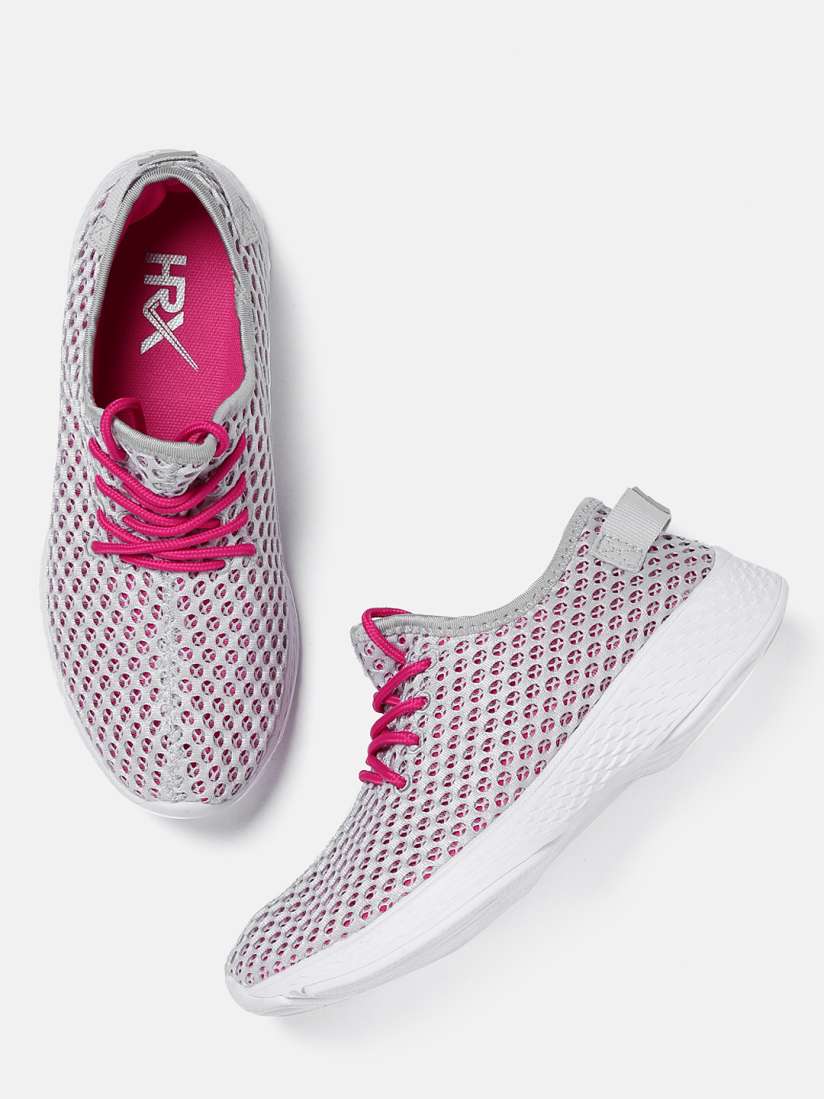 Buy HRX by Hrithik Roshan Women Pink and Grey Lifestyle Sneakers Casual Shoes for Women 2344964 Myntra