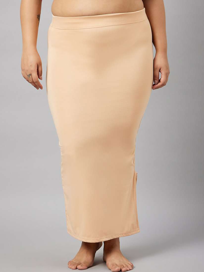 Buy Curves By ZeroKaata Plus Size Seamless Saree Shapewear Shapewear for Women 23453488 Myntra