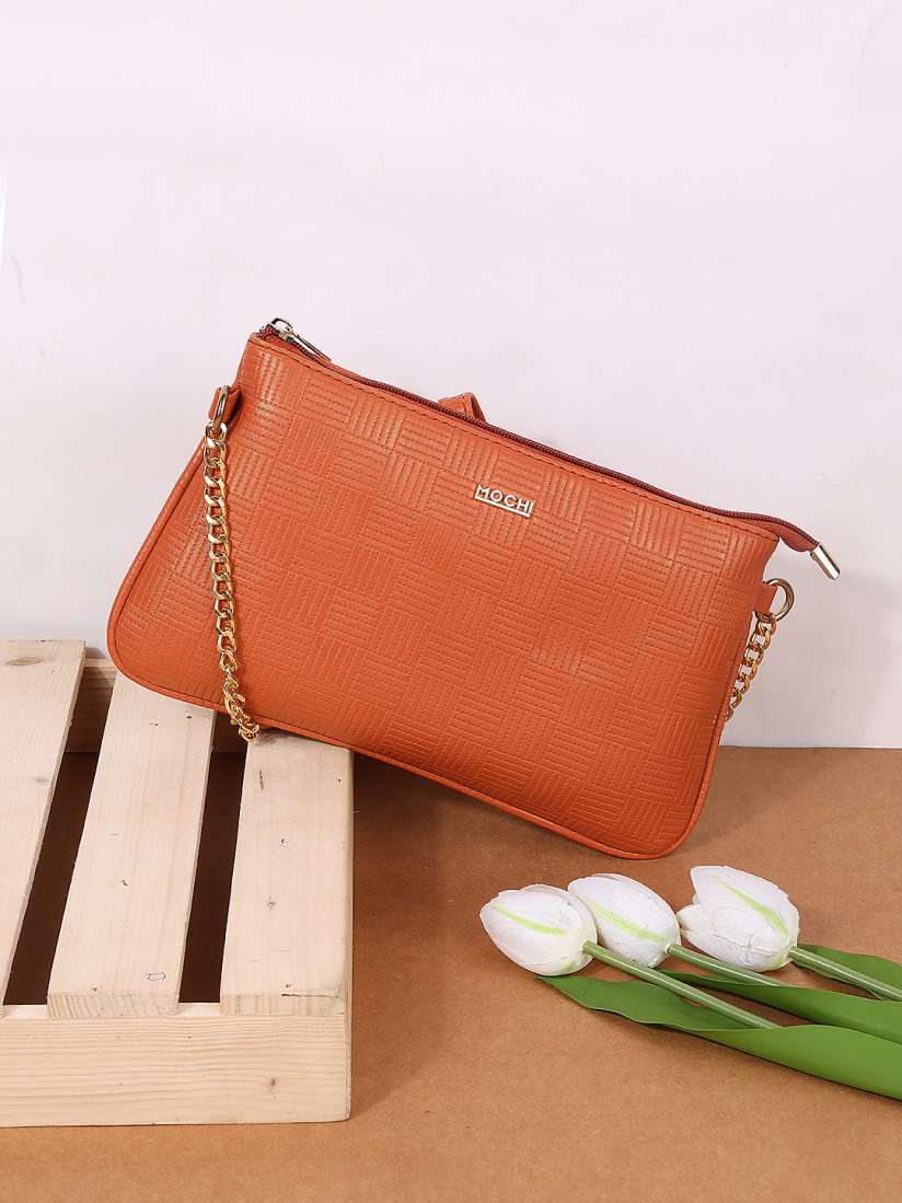Buy Mochi Textured Structured Sling Bag Handbags for Women 23454188 Myntra