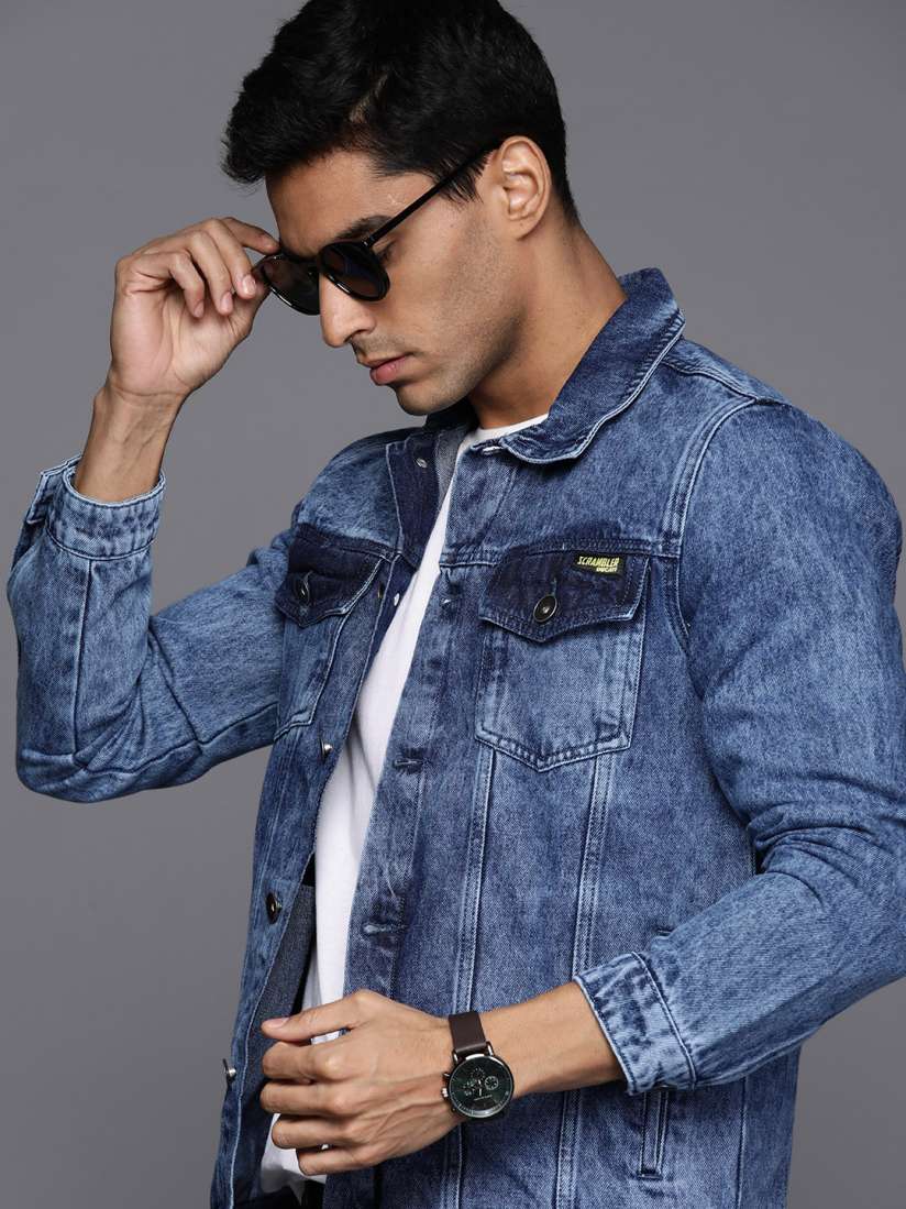 Buy Ducati Cotton Washed Denim Jacket Jackets for Men 23469530 Myntra