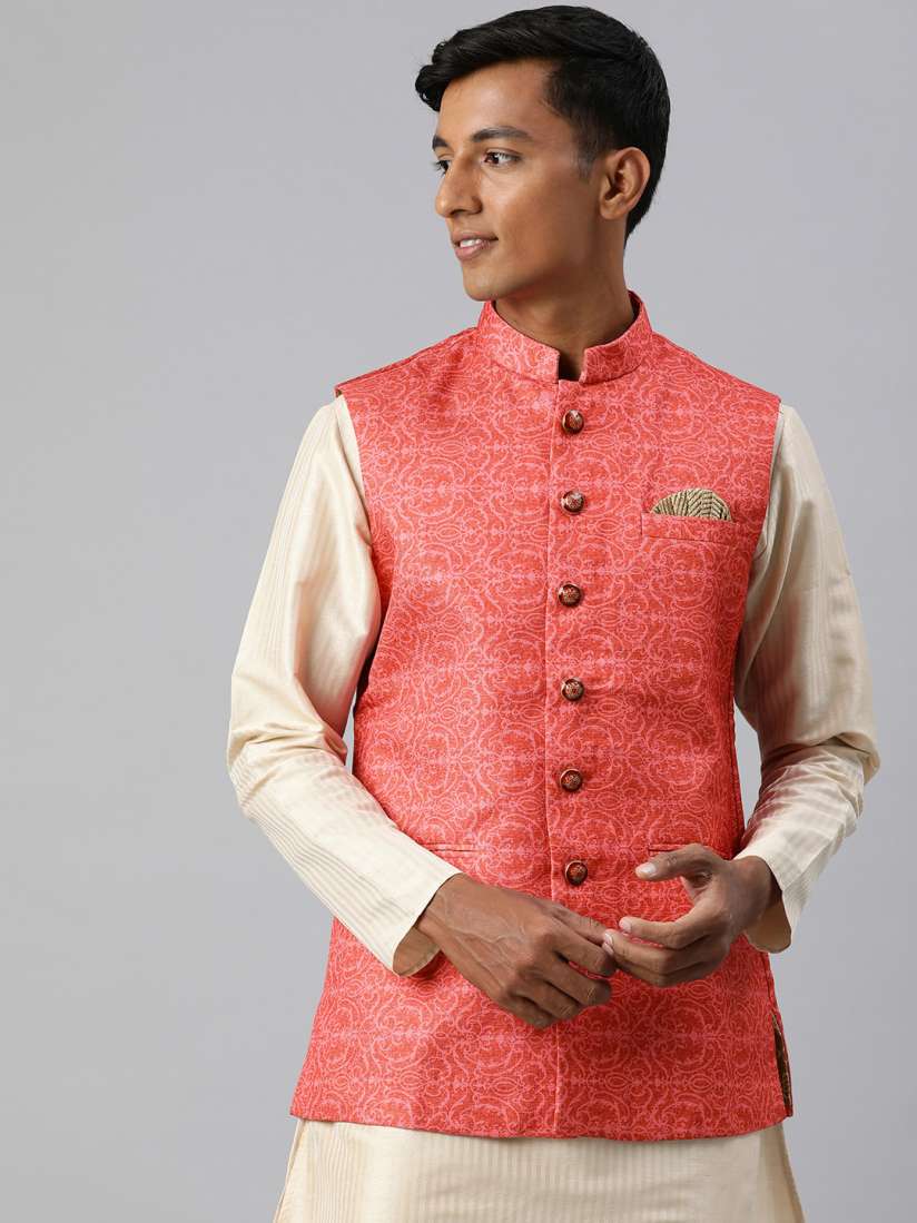 Buy Manthan Men Woven Design Nehru Jacket Nehru Jackets for Men 23471826 Myntra