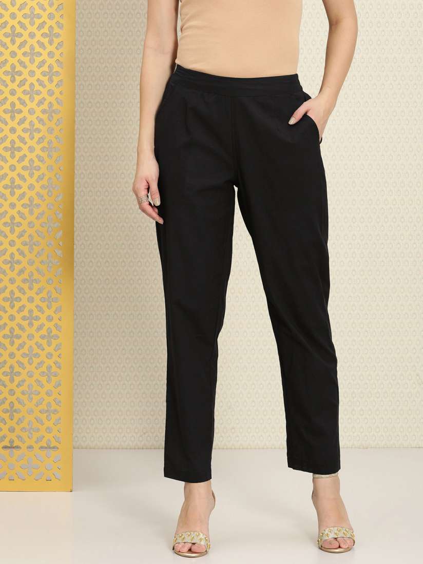 Pure cotton trousers womens top