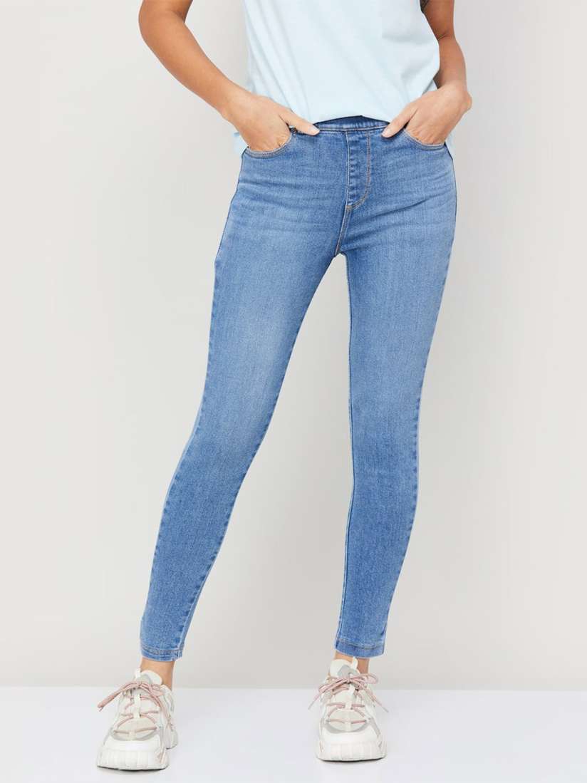 Jeggings in myntra shop