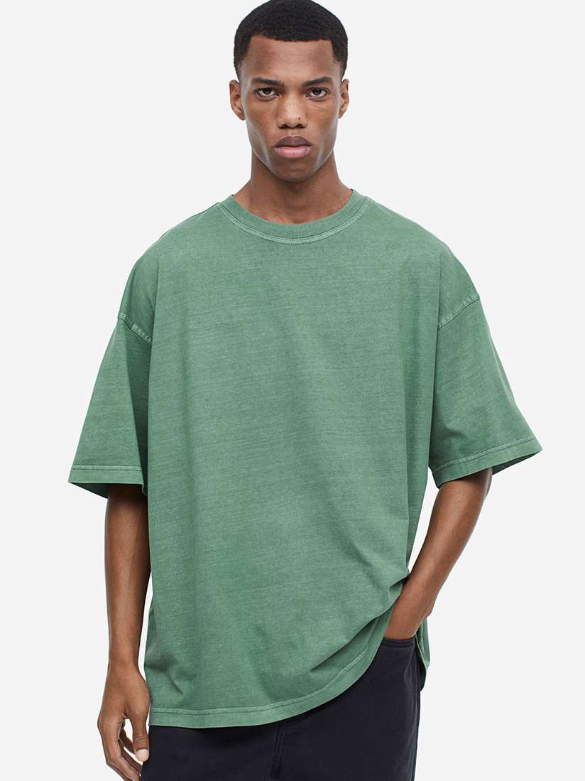 Buy H&M Men Oversized Fit T-shirt Tshirts for Men 23486208 Myntra
