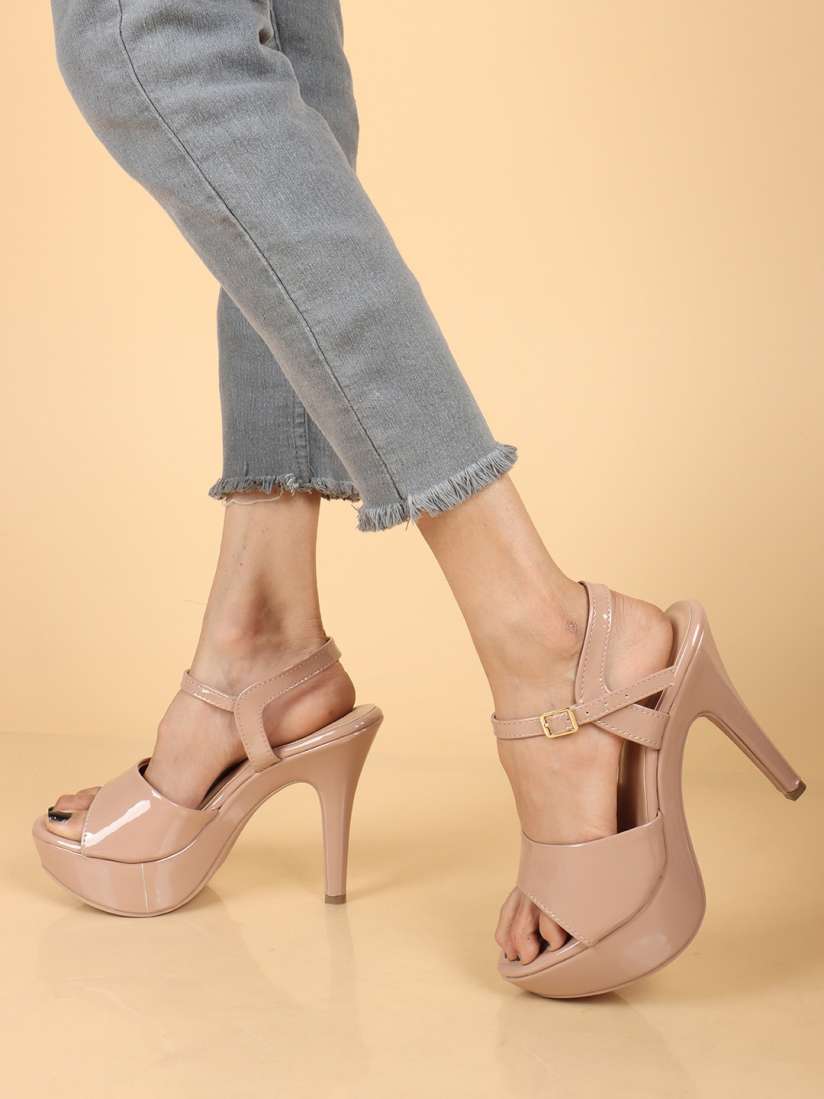 Buy XE Looks Open Toe Stiletto Heels Heels for Women 23490608 Myntra