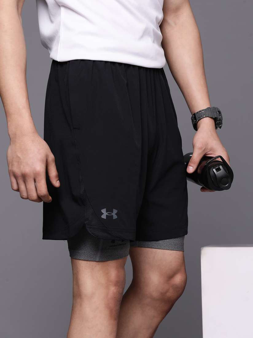 Men's under armour heat gear shorts best sale