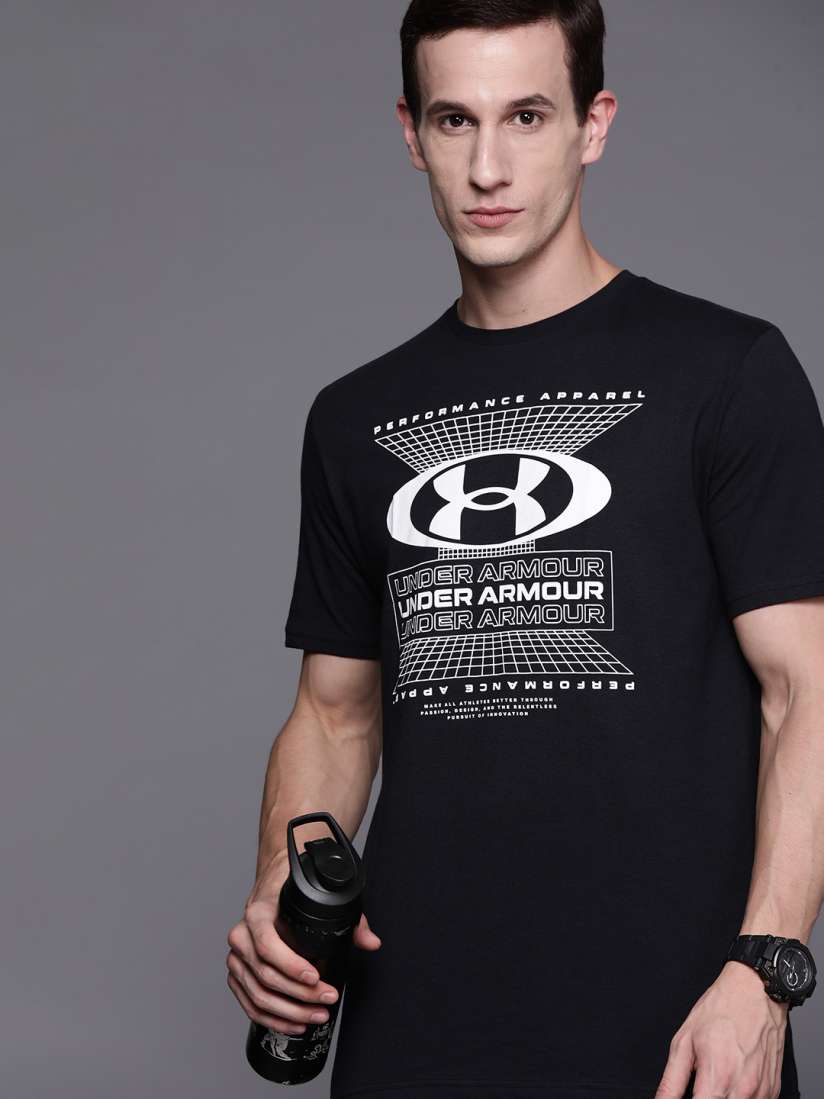 Under armour t shirts myntra 2025