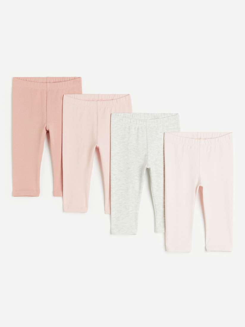 Buy H M Boys 4 Pack Cotton Jersey Leggings Leggings for Boys 23495096 Myntra