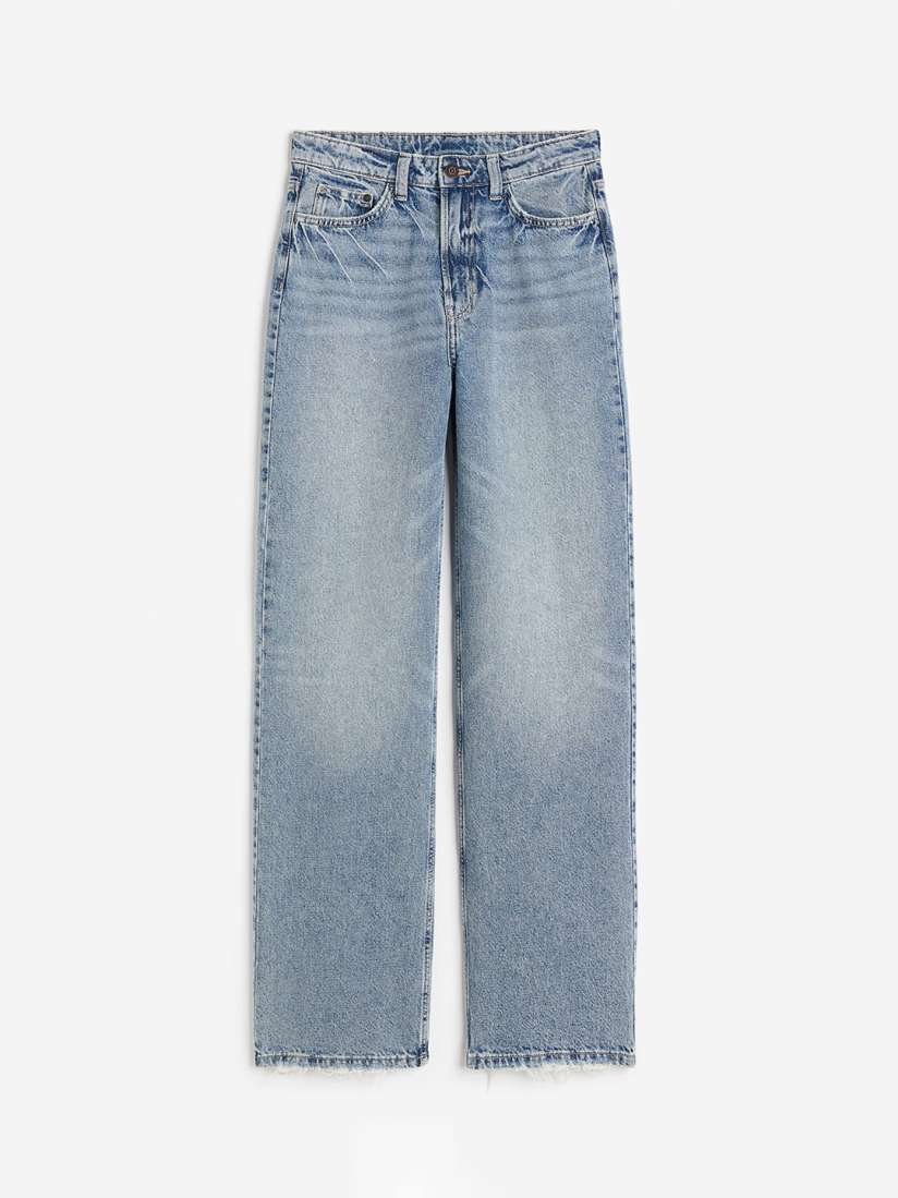 Straight leg jeans h&m 2025