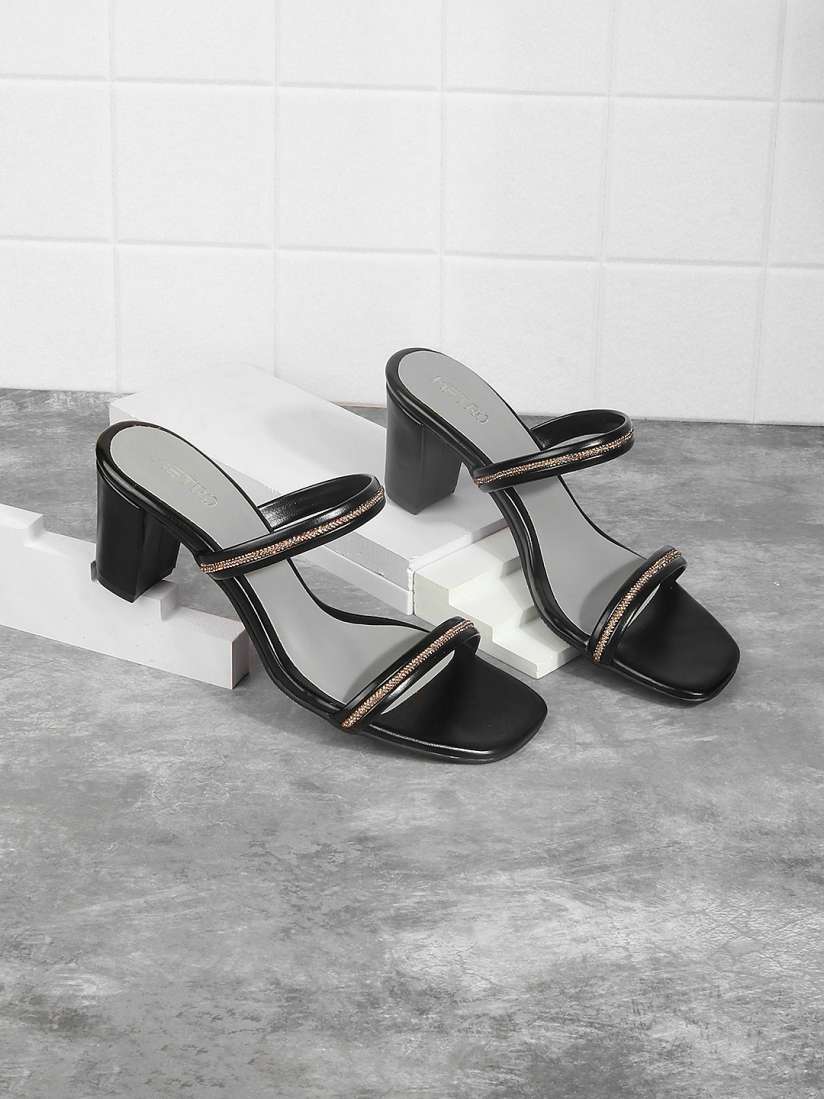 Buy Metro Embellished Strap Block Heels Heels for Women 23495936 Myntra